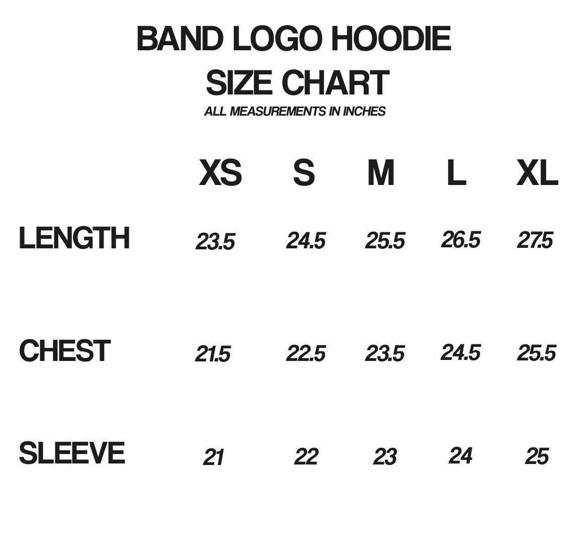 band logo hoodie