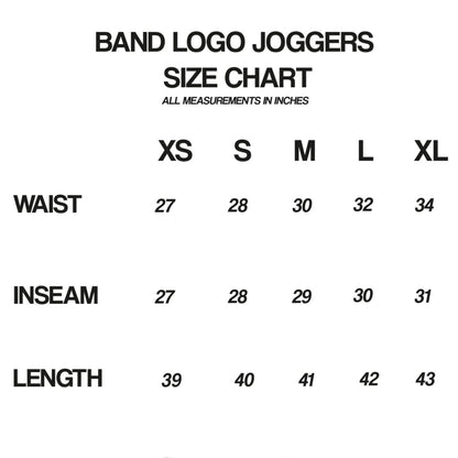 band logo joggers